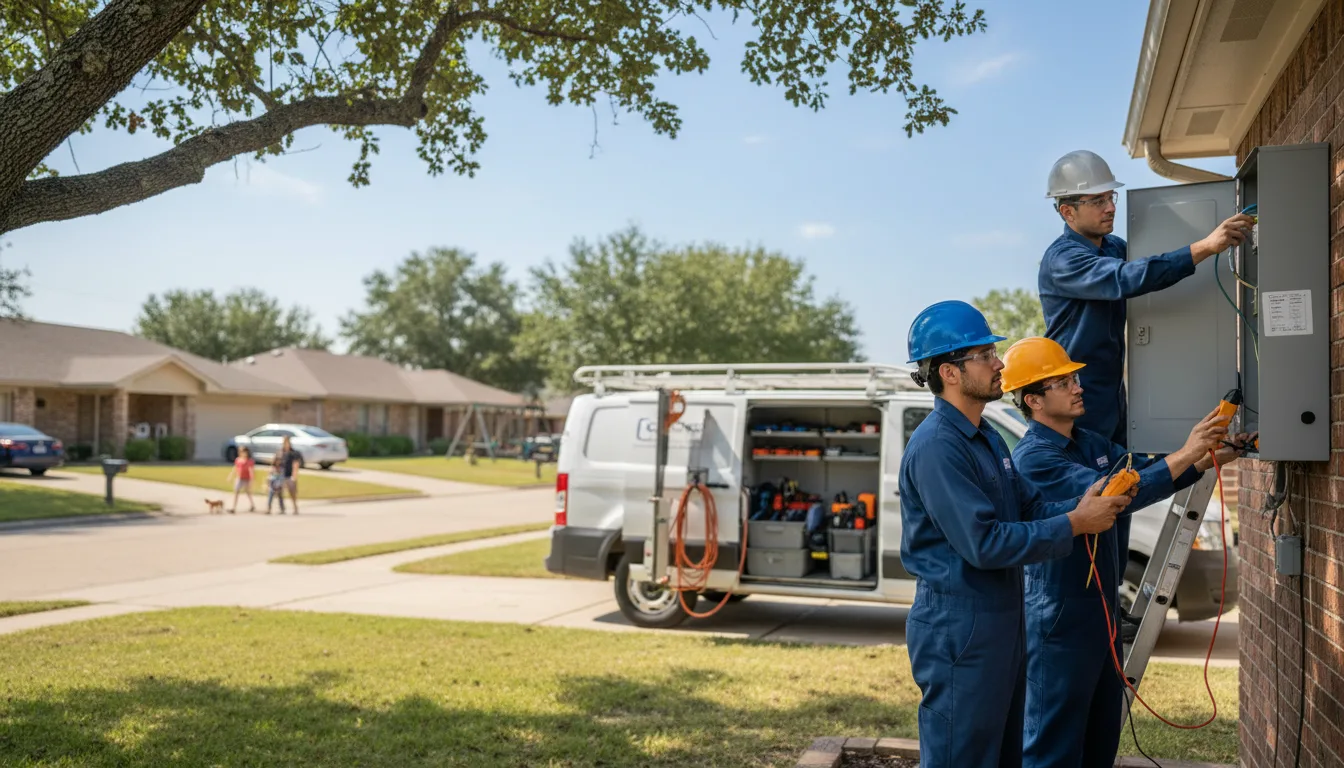 Certified electrician providing emergency electrical services in Tullos, LA